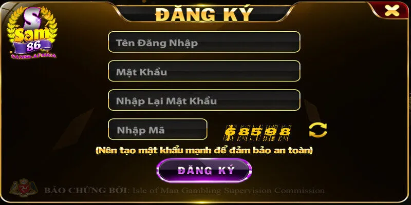 Đăng ký Sam86 1 Hướng dẫn chi tiết cách Đăng ký Sam86 thành công chỉ trong 1 phút